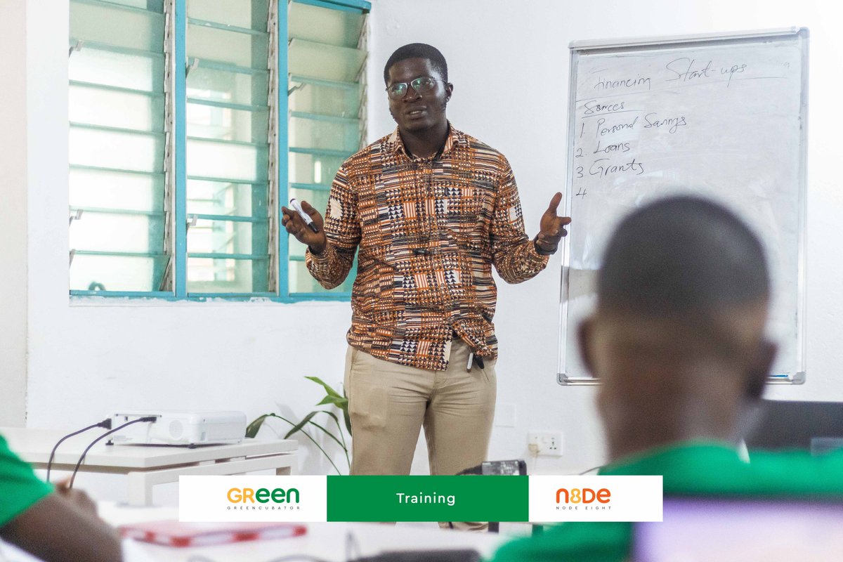 NodeEight's tweet image. Node Eight #GreenCubator - Training Session

As a startup, being knowledgeable about the financial assistance avenues available to you allows you to make the right decisions for the growth of your business.
This week, our trainees had a session on Financing Startups.