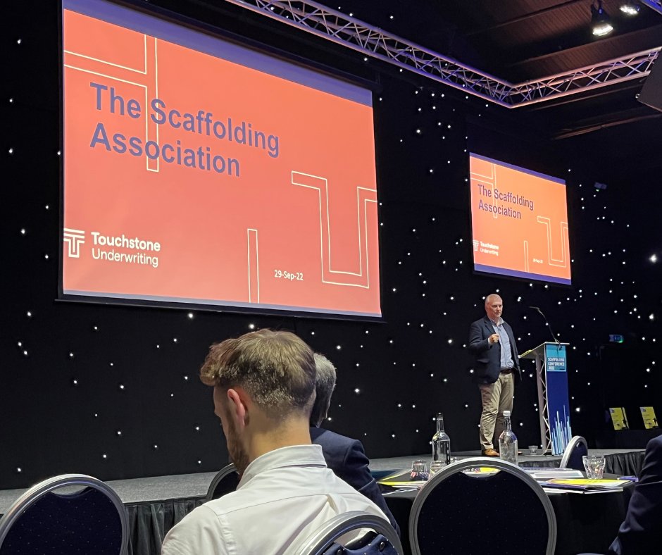 ScaffCon's tweet photo. Alan Roe, MD of @TouchstoneUw, delivered a session to #ScaffCon22 in which he broke down some of the more common insurance claims they see from scaffolding contractors and reminded people that "if it's not evidenced, it didn't happen."
#scaffolding #touchstoneunderwriting https://t.co/O8k7EXAf81