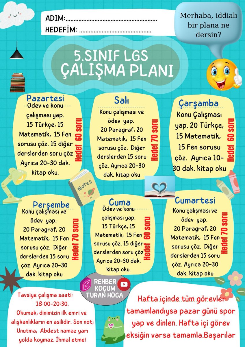 TuranAslann's tweet photo. #lgs #lgs #lgstayfa #lgshazirlik  #lgs2025 #ders #derscalisma  #dersprogrami  #motivasyon  #kesfet #planlama https://t.co/8rWTpXpPN5