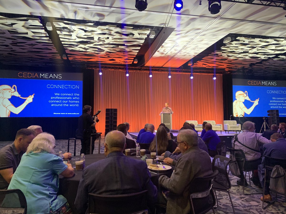 glowacki_jeremy's tweet photo. Up early to support ⁦@CEDIA⁩ at the Advocacy Town Hall Breakfast. Thanks ⁦@OriginAcoustics⁩ #cedia22 https://t.co/MSzBUqBaAL