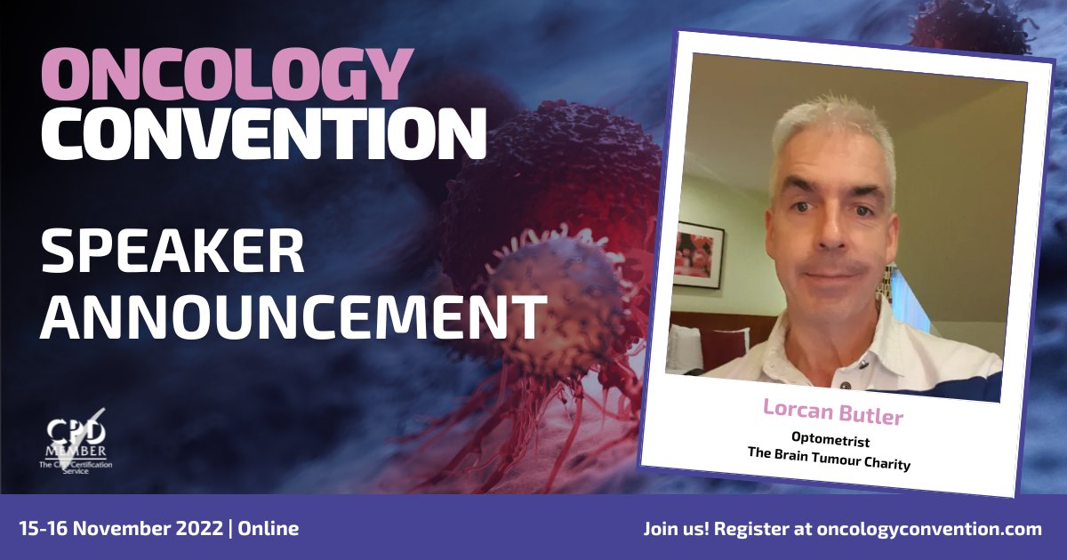 Oncology Convention (@oncologyexpo) on Twitter photo We're pleased to announce that Lorcan Butler from <a href="/BrainTumourOrg/">The Brain Tumour Charity</a> will be speaking at the 2022 Oncology Convention! Lorcan is keen advocate of raising awareness of the presenting signs & symptoms of brain tumours
Register free here:
hubs.la/Q01nx_cX0
#MICONC22 We're pleased to announce that Lorcan Butler from <a href="/BrainTumourOrg/">The Brain Tumour Charity</a> will be speaking at the 2022 Oncology Convention! Lorcan is keen advocate of raising awareness of the presenting signs & symptoms of brain tumours
Register free here:
hubs.la/Q01nx_cX0
#MICONC22