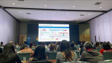 bionano's tweet image. Wow! It was a packed room yesterday with lots of engagement as Diana Marcela Rush, Bionano Software TSS, presented on the power of NxClinical for detection and visualization of genomic events from #microarrays at the Illumina workshop at @acmgencol in Bogota. #cnv #bioinformatics