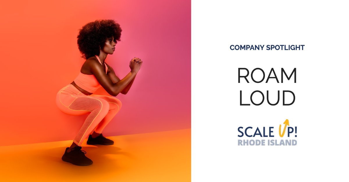 Providence-based @roamloud  specializes in premium, feel-good athleisure and activewear; creating a lifestyle where brown skin is at the forefront and not an afterthought. Owner Toyin Omisore will be presenting at Scale Up! RI Showcase on 10/5. 

Register: ow.ly/98tp50KVJOB