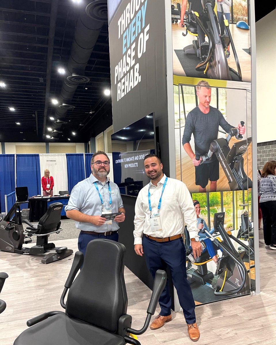 NuStep_LLC's tweet photo. Last week, the NuStep team was in West Palm Beach, Florida for the American Association of Cardiovascular and Pulmonary Rehabilitation (AACVPR) tradeshow. We loved talking about our latest products including the T6, UE8, and RB8. See you next year!

#NuStep #NuSteppers #AACVPR https://t.co/VECdb0bjyH