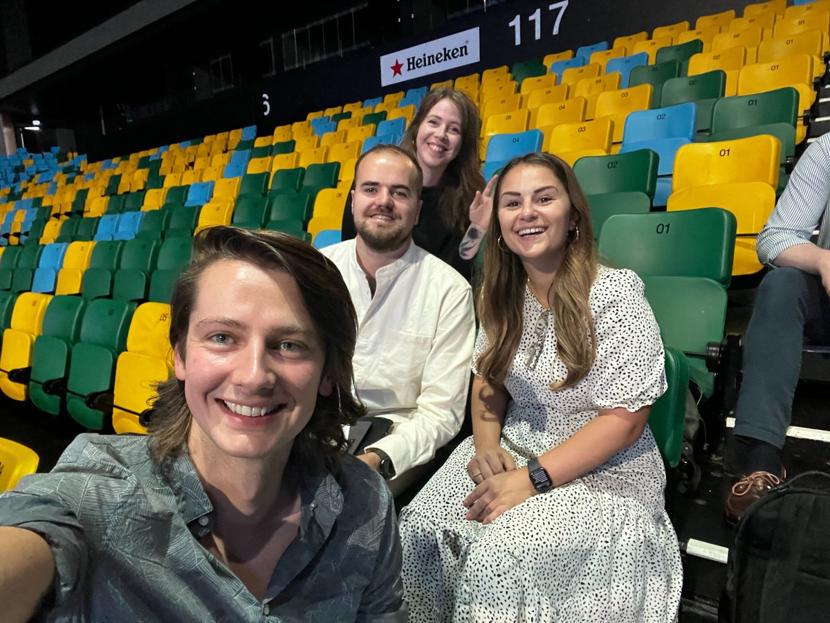 wearelighthouse's tweet photo. We're back in Kigali! 🇷🇼🎉

Awesome to be there with our friends from the @BankofKigali Digital Factory as they unveil their newest digital experiences at the BK Stadium (it's pretty massive!) tomorrow. https://t.co/1IqkWllLPq