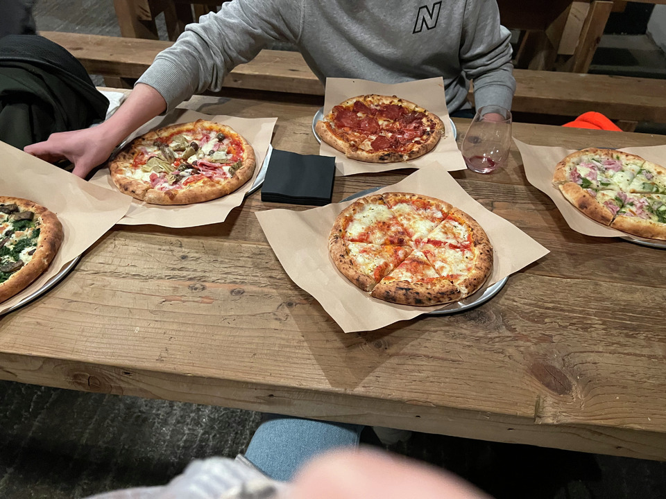 ThisIsRMS's tweet photo. ๐ชWho knew axe throwing could be such good fun?
Team #ThisIsRMS worked off some steam last night @WhistlePunksUK. Pizza and drinks were had and the evening was topped off by crowning our very own creative @mikestafford84 the axe throwing winner ๐ #TeamBuilding https://t.co/W2Lxl0w3Lh
