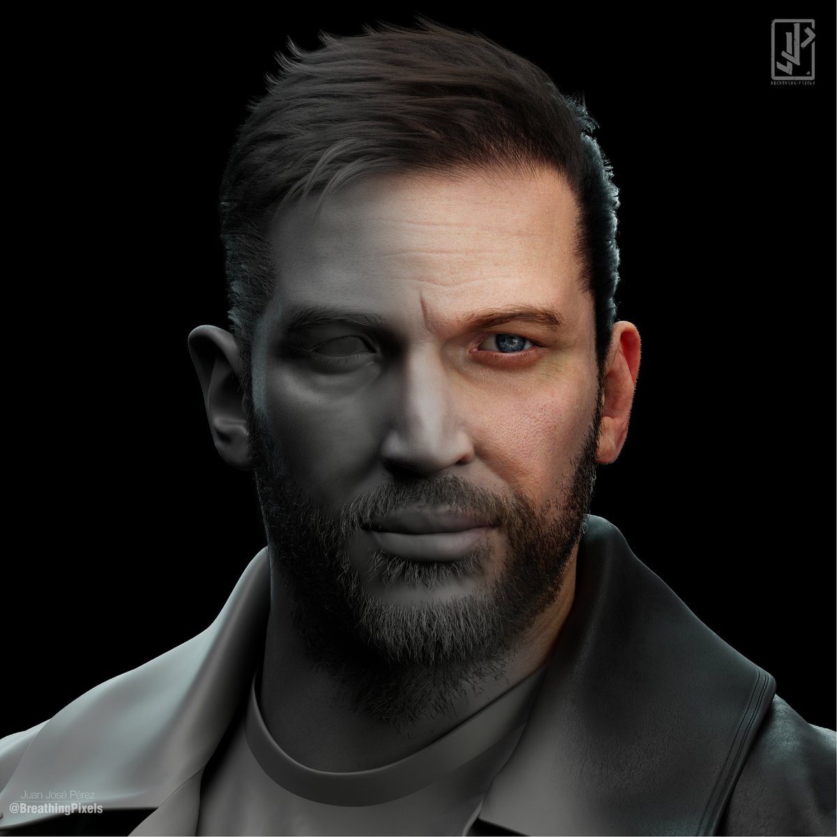 polygon_us's tweet photo. Tom Hardy-Likeness study
Made by our artist Juan José Pérez @PixelsBreathing 

#conceptart #art #digitalart #illustration #drawing #characterdesign #sketch #artwork #artist #d #design #digitalpainting #concept #artistsoninstagram #painting #photoshop #fantasyart #conceptartist https://t.co/eXKoj9JiaZ