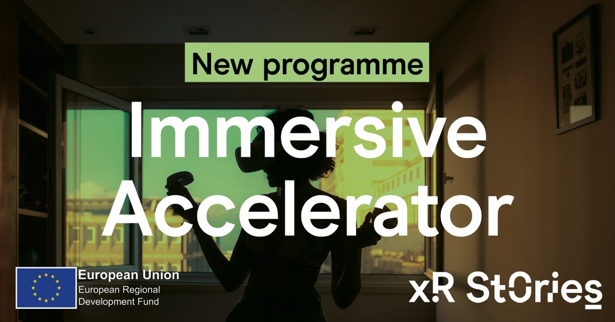 🌟Want to access training in immersive technologies, such as #VR, #3DModelling, #SpatialAudio? Our FREE Immersive Accelerator programme is here to support women, marginalised genders and LGBTQ+ people. Find out more ➡️ bit.ly/3BTYg4A