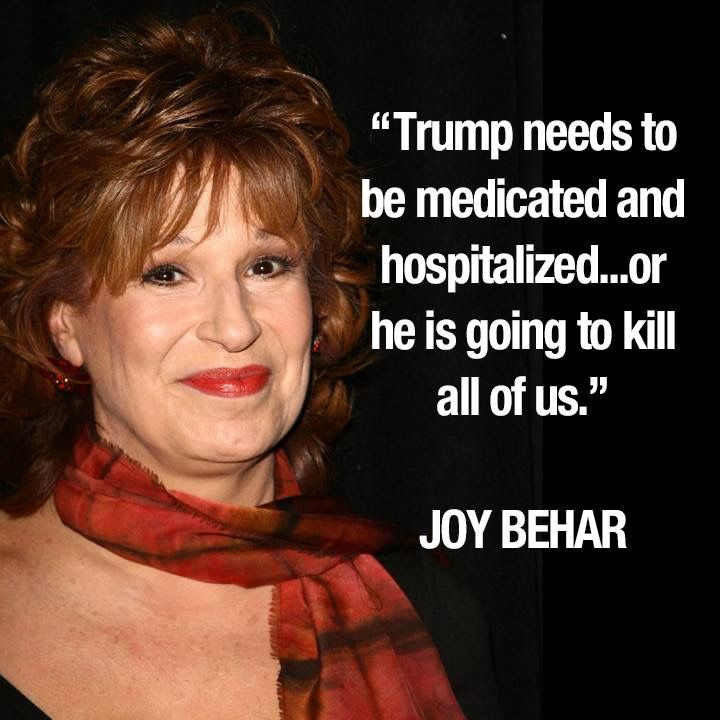 ncbee's tweet photo. Joy Behar - Tells it like it is.  She's a good-natured broad.  She can dish it out &amp; she can take it.  She definitely is NOT a racist.  She's just honest to a fault sometimes.  She's my favorite on The View. https://t.co/4GUFhHN6fJ