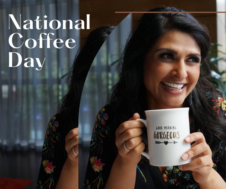 🤔Did you know that 75% of the caffeine consumed by Americans comes from coffee?😱 
☕️Happy National Coffee Day!☕️ We hope you enjoy a cup or two and try to make it on the healthier side.💕