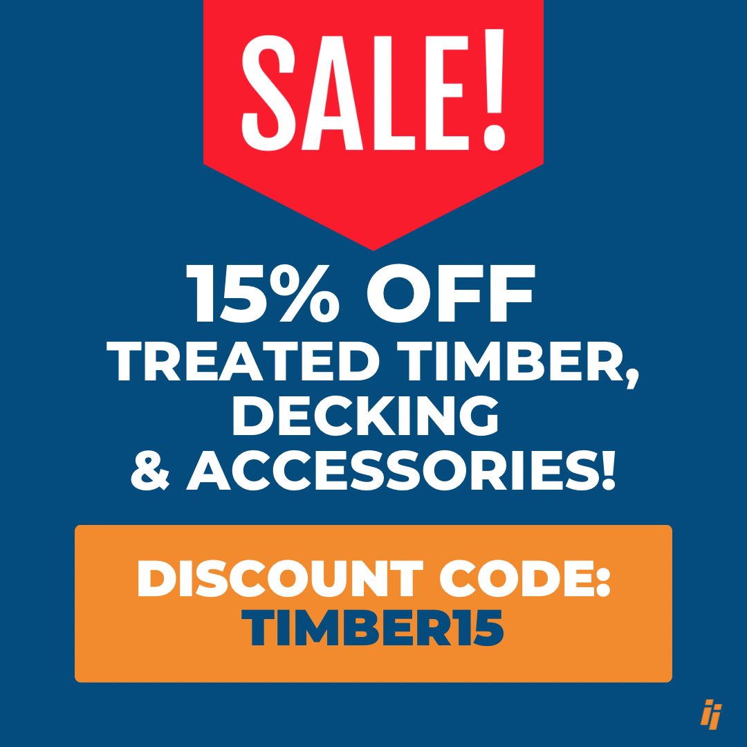 ❗️15% OFF SALE❗️

Shop online now to get 15% off treated timber, timber decking and accessories! 

Head to macclesfieldtimber.co.uk to shop our Macclesfield Online Shop. Enter ‘TIMBER15’ at checkout to get 15% off all qualifying items.