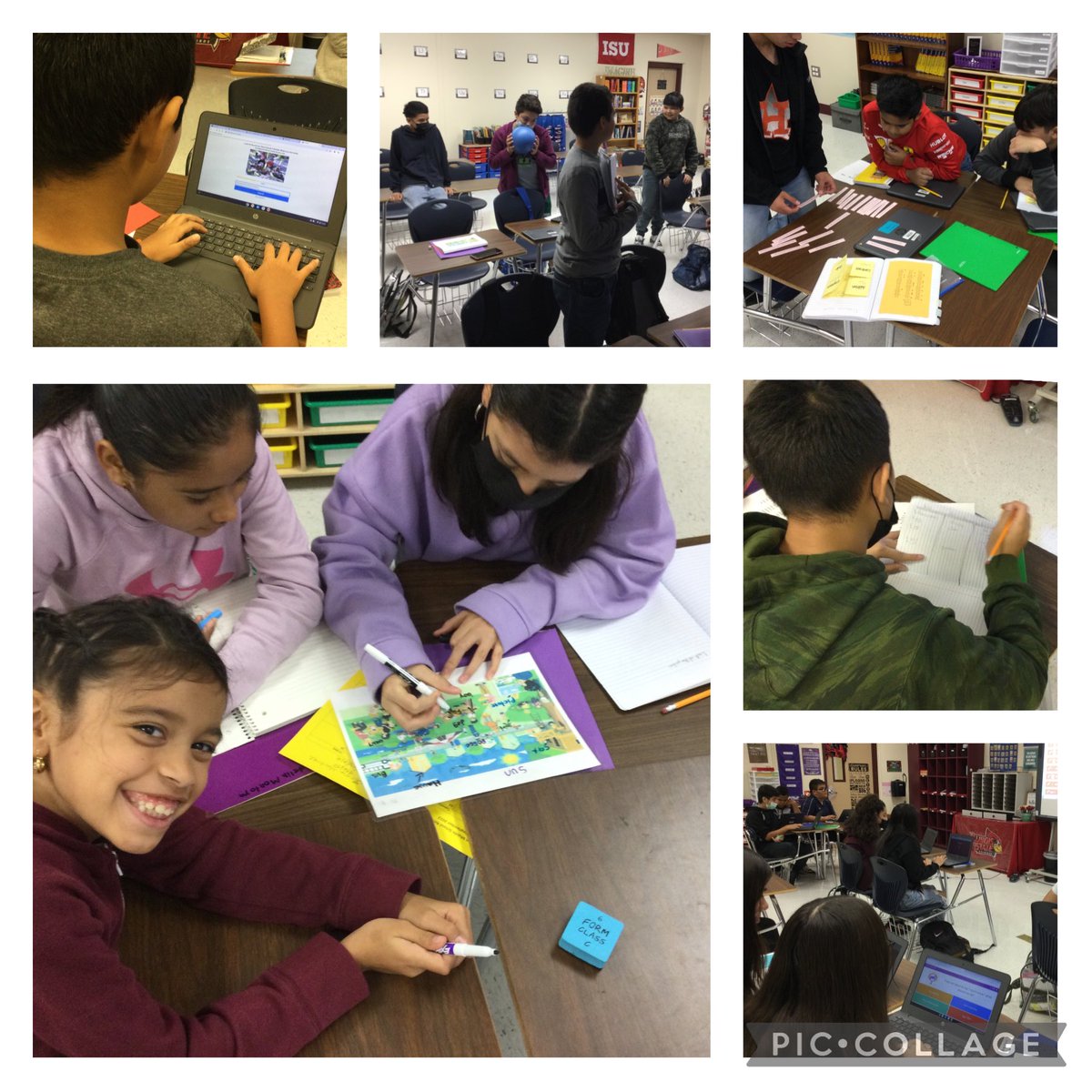 SOeducating's tweet photo. The EB classroom is a safe and fun place full of opportunities to show how linguistically gifted our students are! #JordanMSIgnited ⁦@JordanNISD⁩ @NisdBILESL⁩ https://t.co/igScjvbSOY