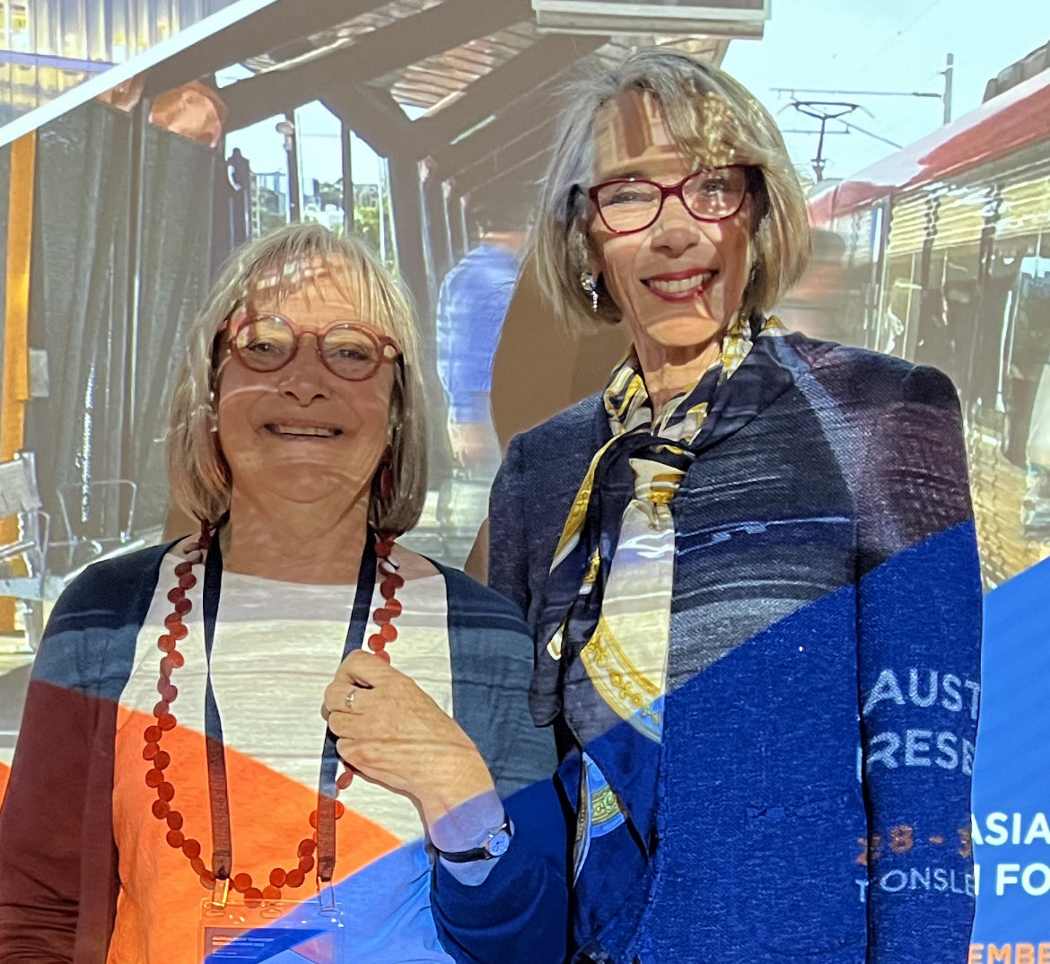 DrJaneLS's tweet image. Spoke tonight at fabulous ATRF 2022 Dinner at Hilton. The Australian Transport Research Forum attracts engineers , planners, informatricians , logistics experts , urban thinkers and futurologists to help design cities for the next century