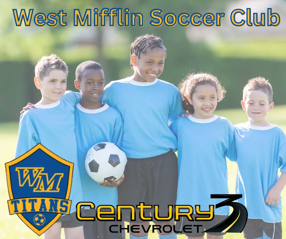 Century 3 Chevrolet is partnering with West Mifflin Soccer Club on the Chevy Youth Sports program, a partnership program built to position Chevrolet as the Official Vehicle of Youth Sports while providing an opportunity for local youth sports leagues to grow.