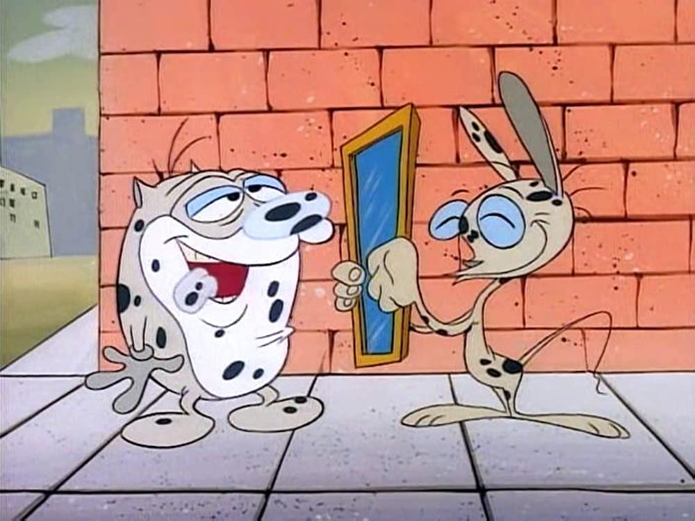 dorkymations's tweet photo. Season 1 Ren and Stimpy in the APC style https://t.co/ByCGjA2GuL