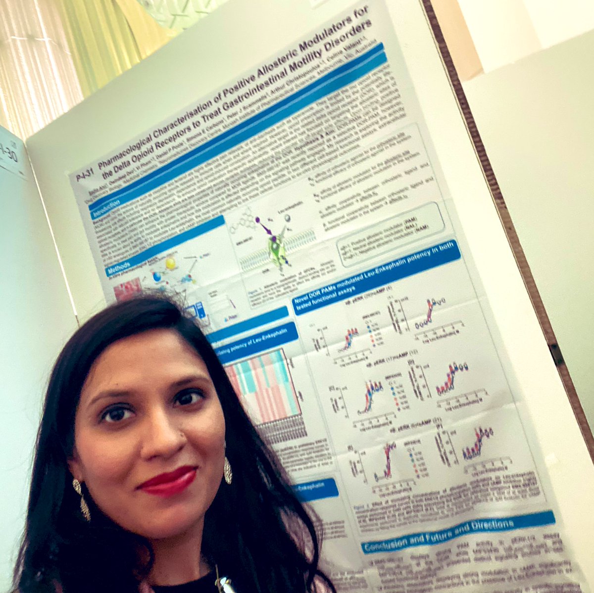 Moments before taking it down, yes it’s coming to end. 4 days of GPCR symposium (9am-9pm), has been insightful in learning the recent advances in the field! #4GPCRnet