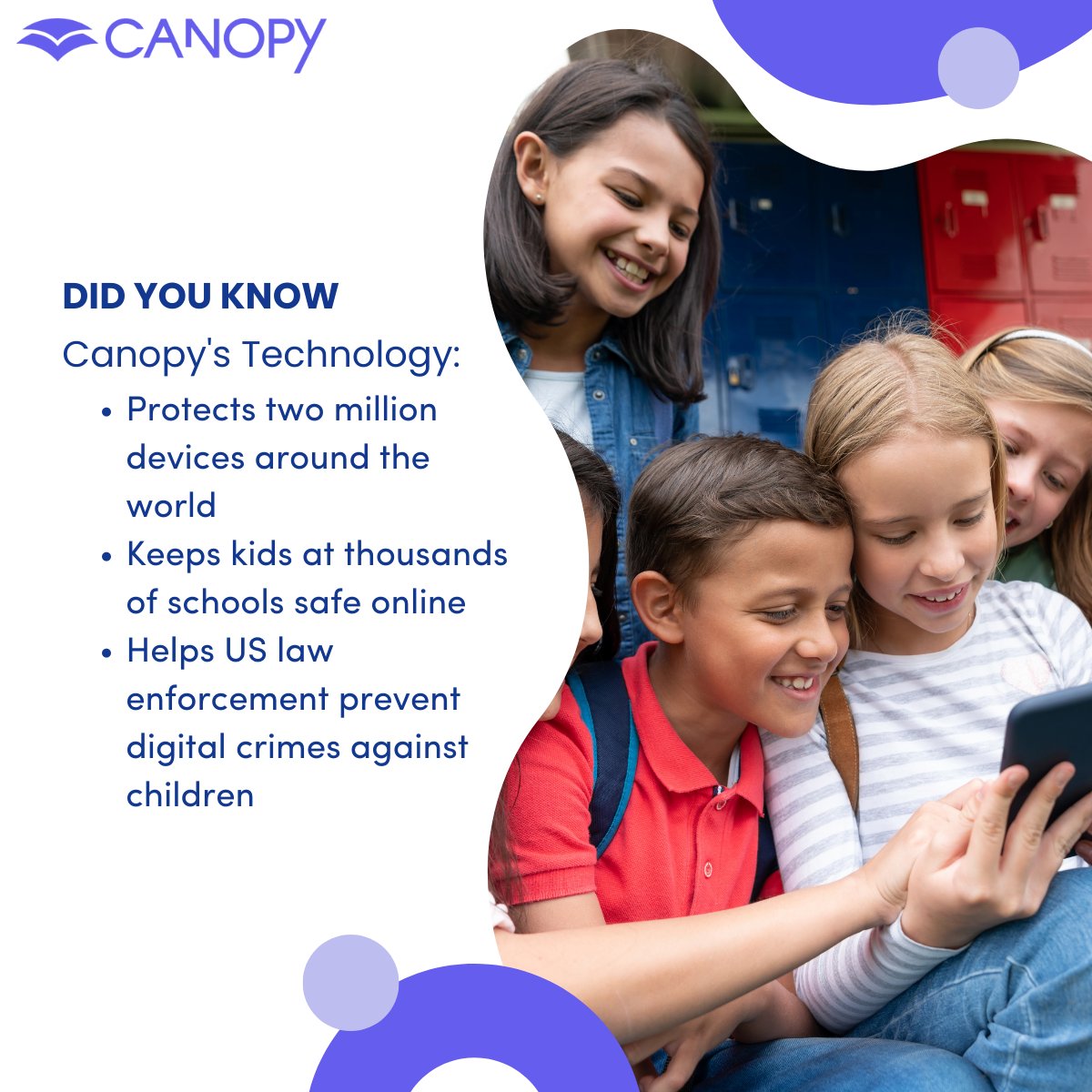 Our team uses next-generation #IsraeliTech to help make the online world and our communities safer. To learn what sets #CanopyApp apart and more about our commitment to equip others to protect today's youth, visit canopy.us.