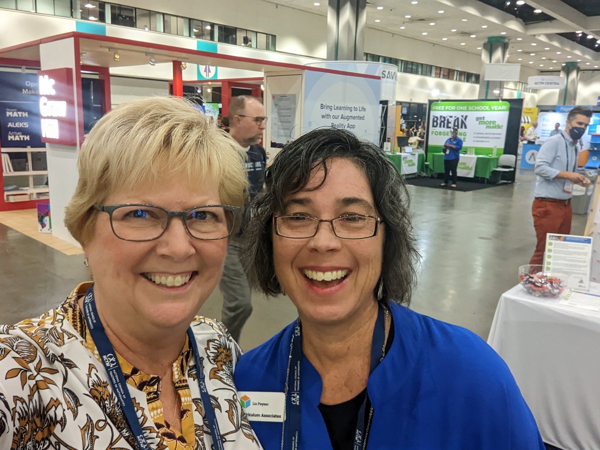 janetstra's tweet photo. Finding friends at NCTM! #NCTM2022 #curriculumassociates https://t.co/PkMhBNlIAm