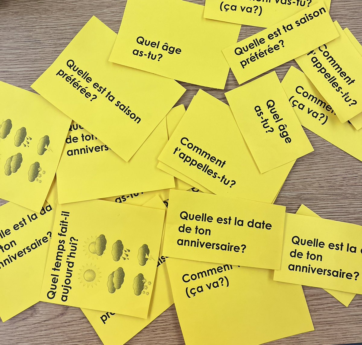 mme_kerr's tweet photo. So lovely watching 6th graders surprise themselves with how much they can already say at the end of 1 month in French (3 days/week)! We reflected on the importance of growth mindset when taking risks and celebrating progress along the way🌻 https://t.co/rmXGC1PAmv