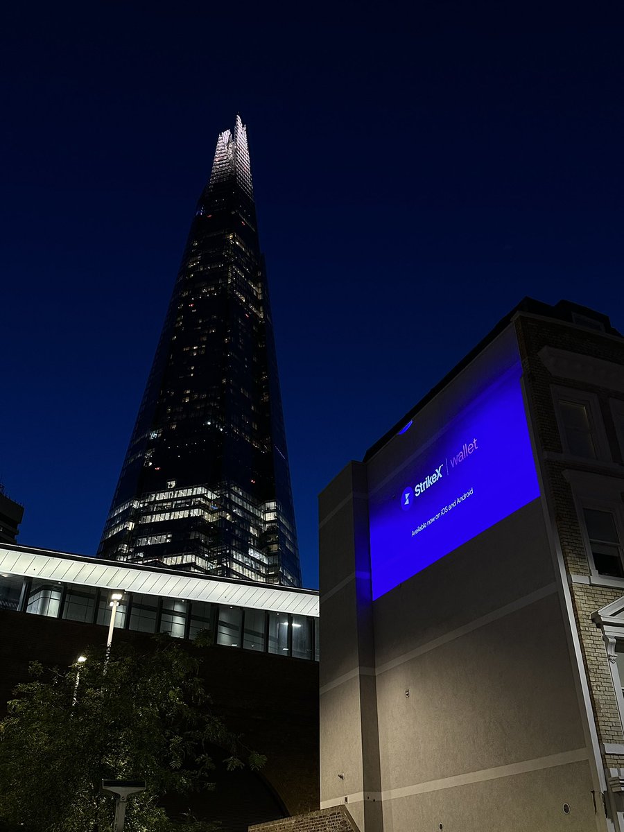 TradeStrikeBVI's tweet photo. Join us on our whistle stop tour around Central London as we announce to the world…the #StrikeXwallet is live!! 🎉

#StrikeX #DeFi #London #Crypto #TheShard https://t.co/ohFMiQfEIc