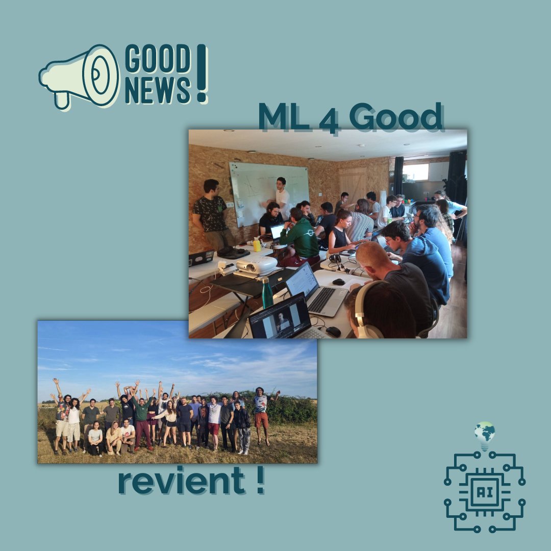 CEffisciences's tweet image. Après une première session riche et intense de notre premier camp #MLForGood, nous avons le plaisir de vous annoncer qu’une deuxième session sur le #DeepLearning et la sûreté de l&apos;#IA aura lieu prochainement !

Infos et inscriptions ici : effisciences-research.notion.site/ML-for-Good-8b…