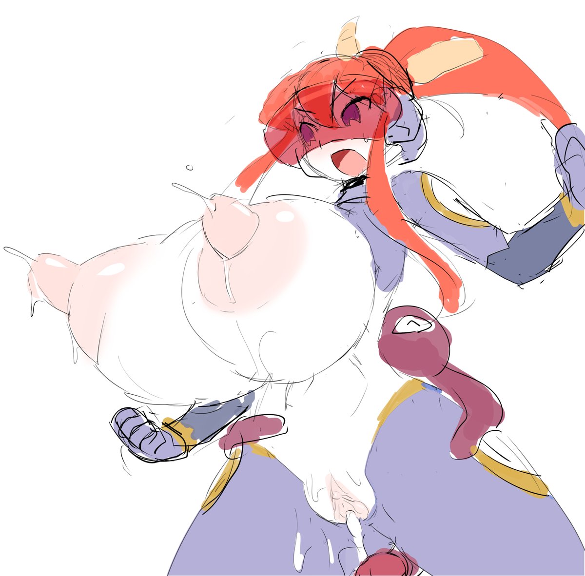 やだこの人またよく分からないらくがき描いてる…

戦うヒロインの腰にへばりついてエロい事する怪生物とか好き
ヒロインがまんざらじゃないとなおいい 