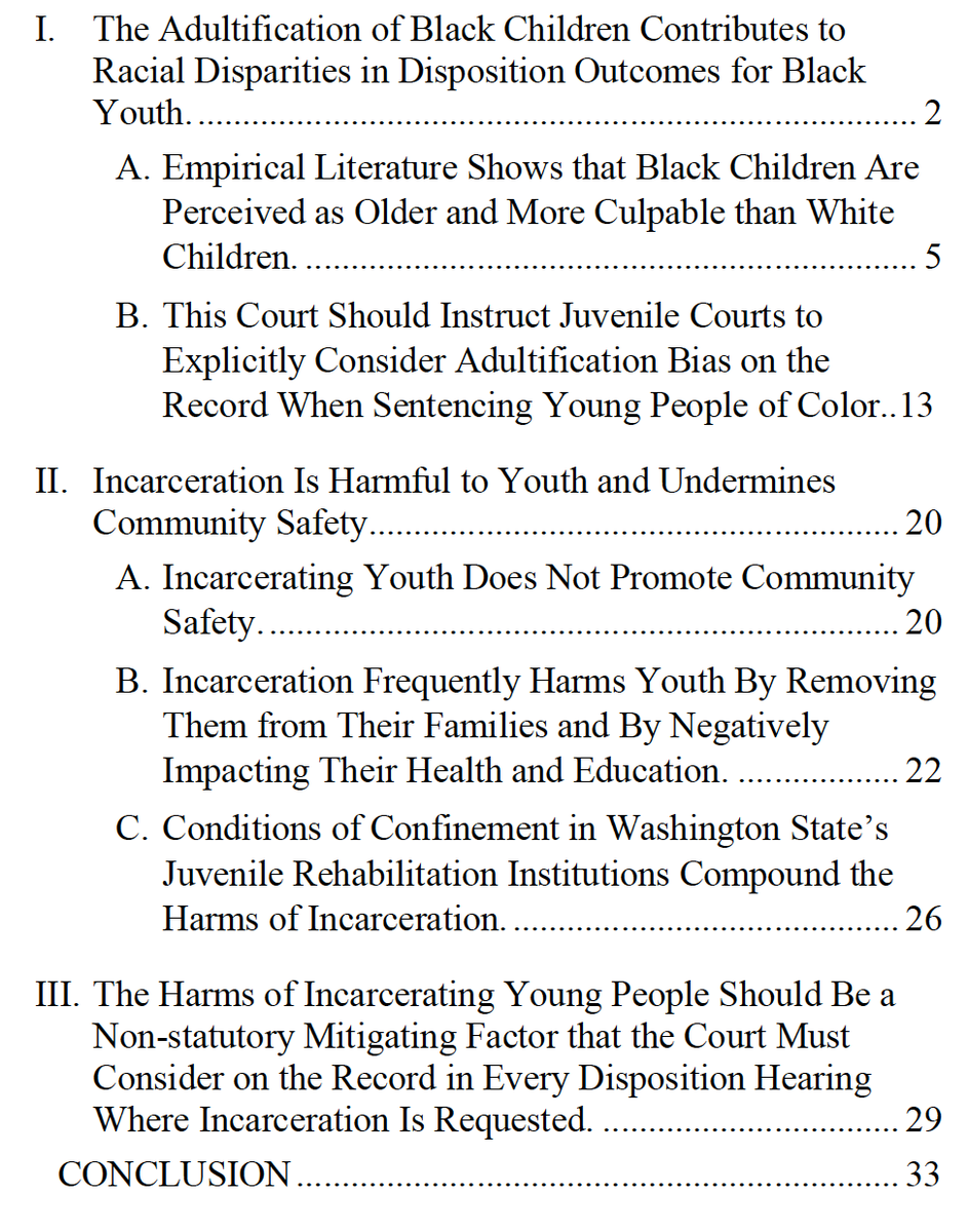 KorematsuCtr's tweet photo. Oops. We did it again.

Civil Rights Clinic @SeattleULaw filed amicus brief on Monday.

"Black children, as well as other children of color, are punished more harshly than their white counterparts....
Blackness can operate as a silent aggravator."

What will courts do about this? https://t.co/ZMgLYnrwmz
