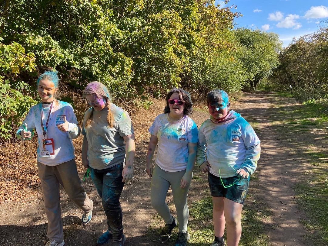 StIvoAcademy's tweet photo. Year 7 and 8 students enjoyed a day out on the Colour Run today in Milton Country Park as part of the HDC sports initiative. Great fun was had by all! https://t.co/cbumhS3XO8