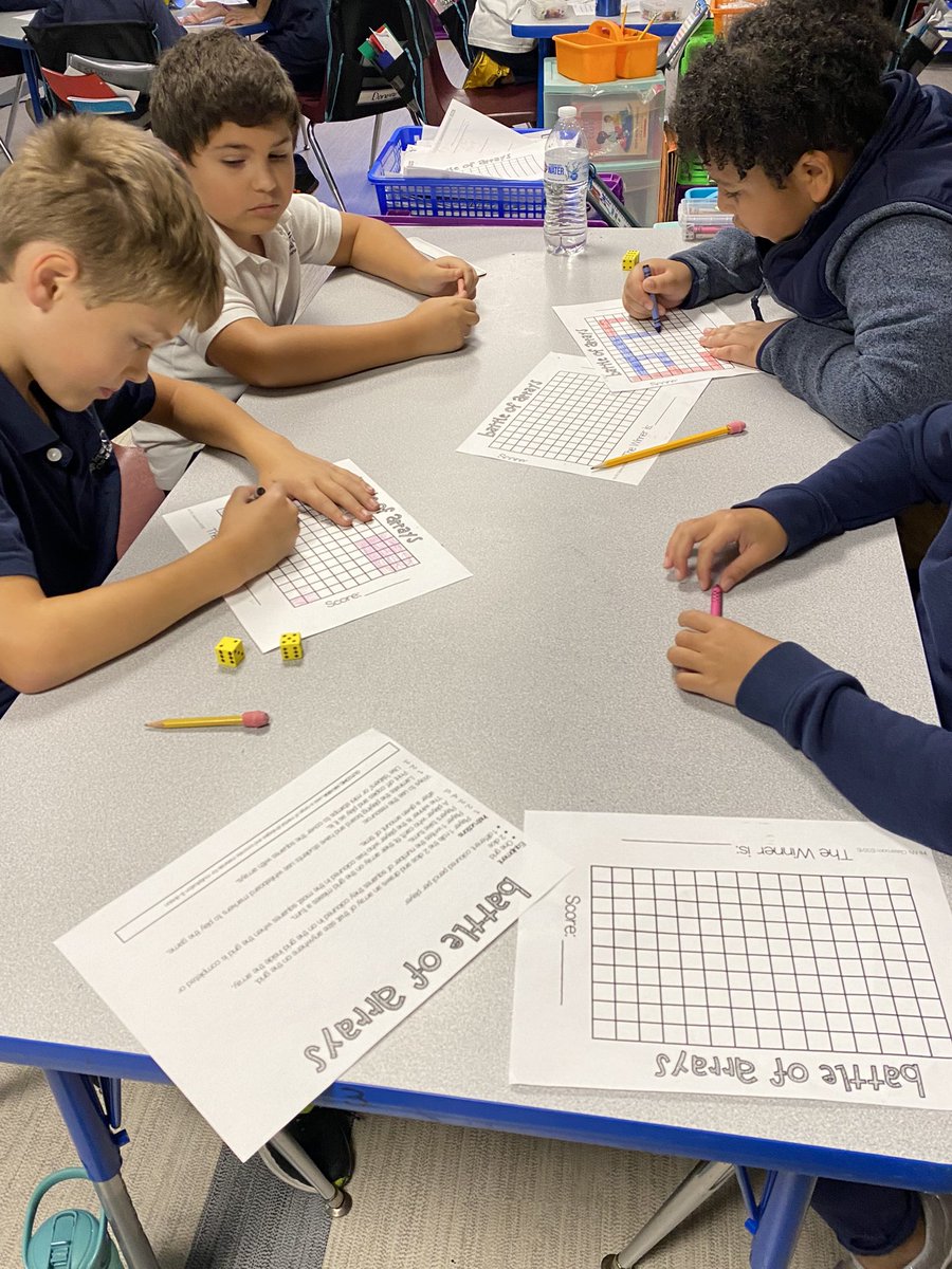 MsBTeaches3's tweet photo. Taking some time to play Battle of the Arrays today! https://t.co/lwCVUKelX3