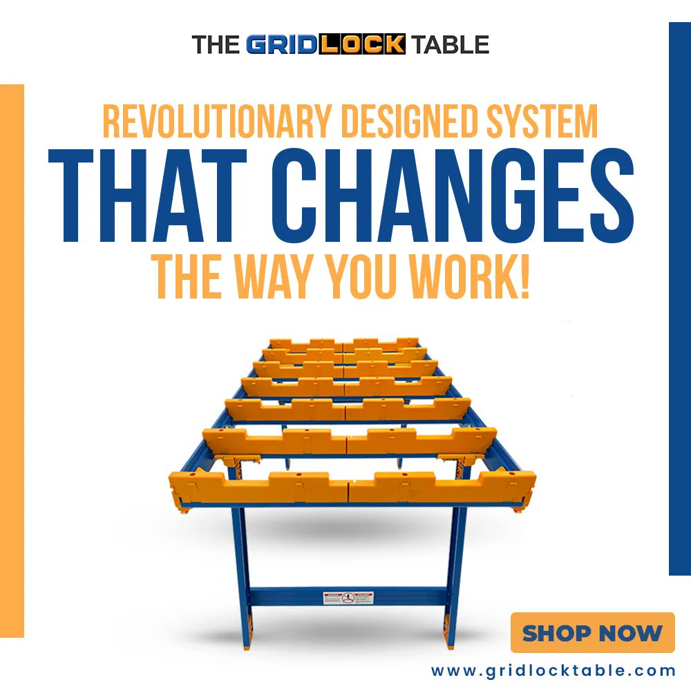 gridlock_table's tweet photo. The Gridlock Table is guaranteed quality!
.
.
...
#Gridlocktable #diy #constructiontable #table #contractors #worktable #besttools #thegridlocktable #builtitbetter #workbench https://t.co/eaOtnVG1vK