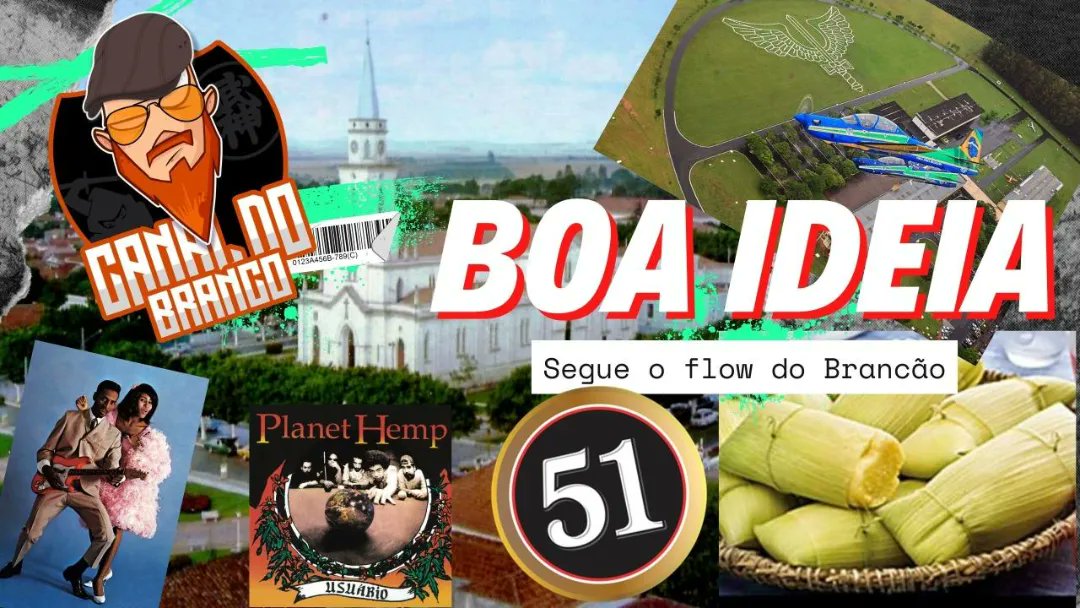 RodBranco's tweet photo. Qual a relação entre cachaça, aviões, índios, peixes, o 1º Rock'n'Roll, Tina Turner, Planet Hemp? Parece muita viagem, né? E é, mas faz sentido... 
1° video com uma edição diferente! 😅 Estreia novo logo do canal, pelo artista @MarcoPelandra 🔥🤟🏻
https://t.co/MWaugINnIh https://t.co/X7sEdN7e6H