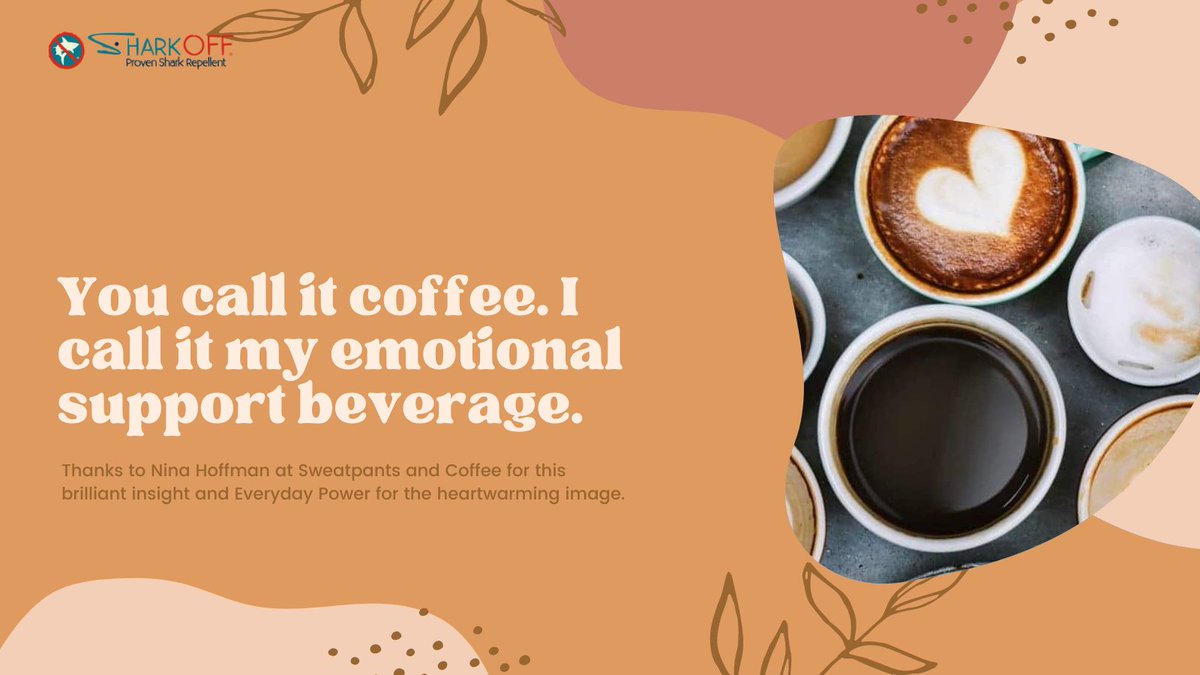theSharkOff's tweet photo. On this, National Coffee Day, Shark OFF would like to formally thank our silent partner, Double Espresso. We wouldn't be functional without you. 💋🙏 https://t.co/AKSkN4jEBt