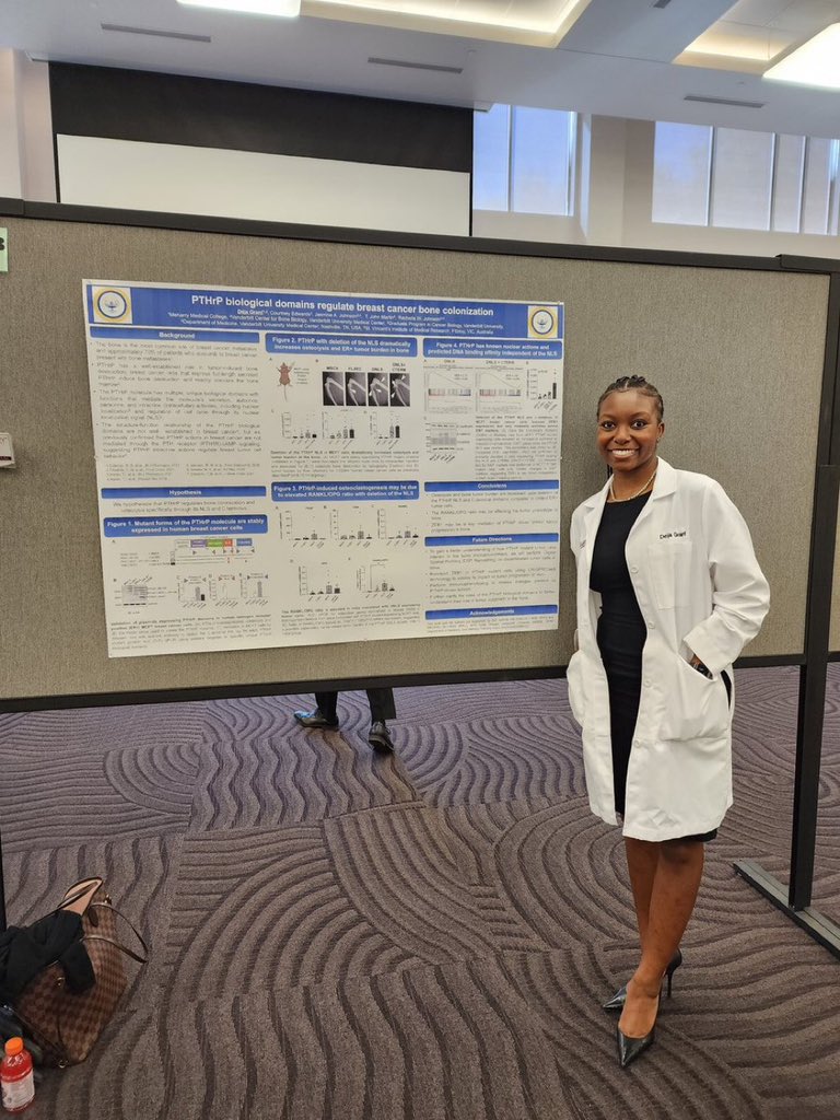 Yesterday, I had the opportunity to present at my first <a href="/MeharryMedical/">Meharry Medical College</a> Student Research Day! Honored to have placed first place for poster presentations in my section. It’s always great seeing and hearing about the research happening at my HBCU🫶🏾