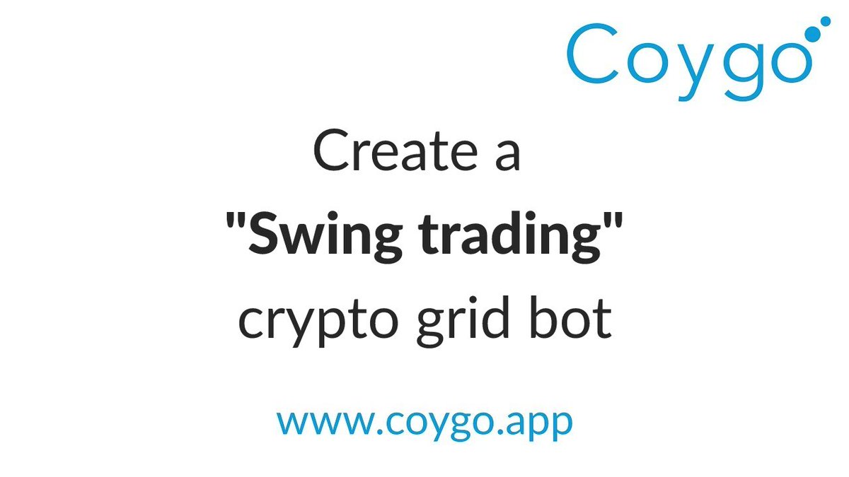 CoygoHQ's tweet photo. https://t.co/MtkpA5oh2j

Get started with #crypto swing trading today using the popular "grid trading" strategy with #Coygo Bots.

In this guide we'll make a new #tradingbot and run it on #Kraken ETH-USD market!

#algotrading #swingtrading #daytrading #stackingsats https://t.co/X6GRlgsdZx