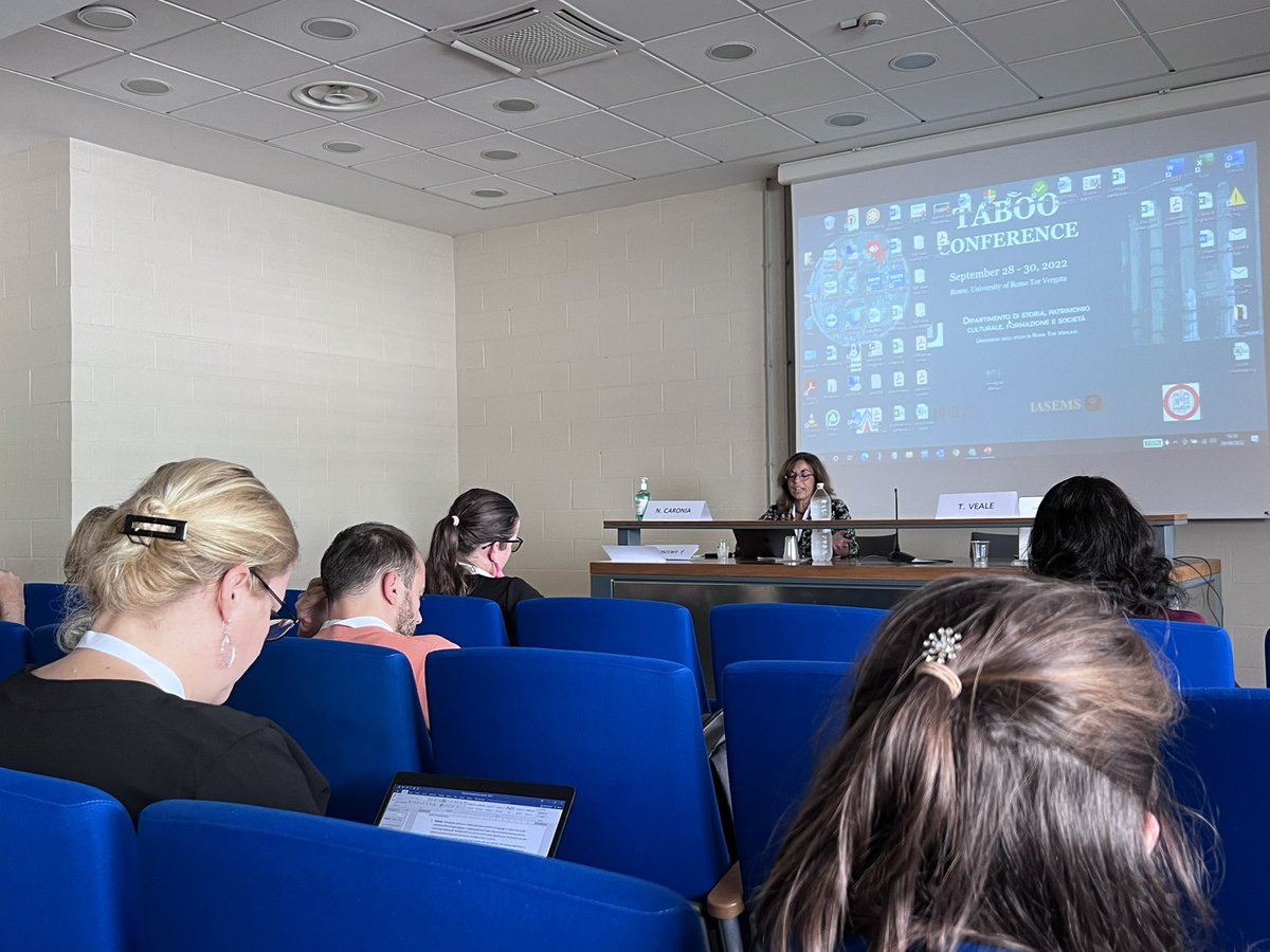 TACOconference's tweet photo. TaCo Roma Tor Vergata, Day II 👹 #taco2022 #taboo #tabooconference https://t.co/BZOfMzxh0B