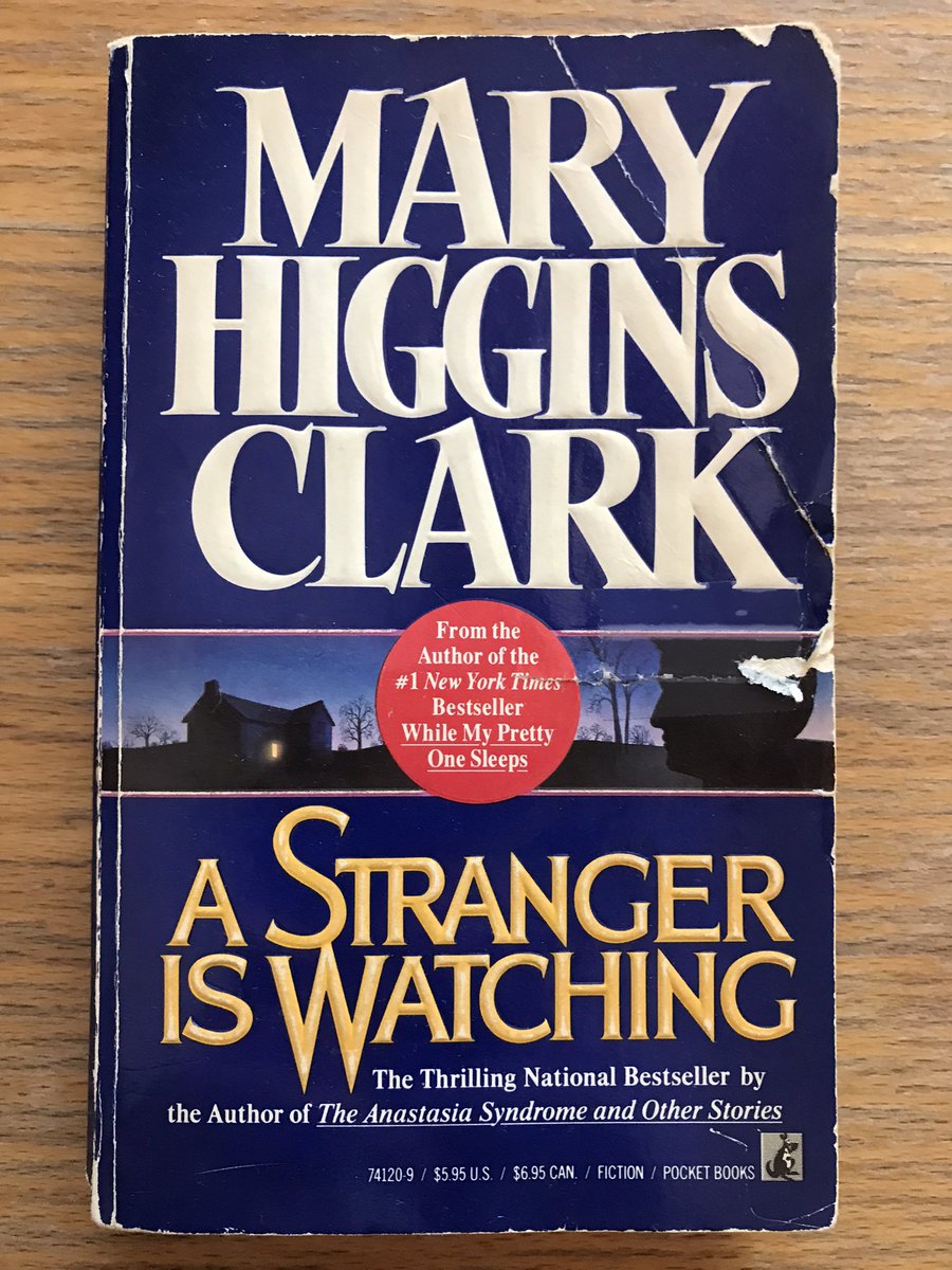 A Stranger is Watching. Written by Mary Higgins Clark.

#bookaddict #coverart #bookcover #BookTwitter #MaryHigginsClark
