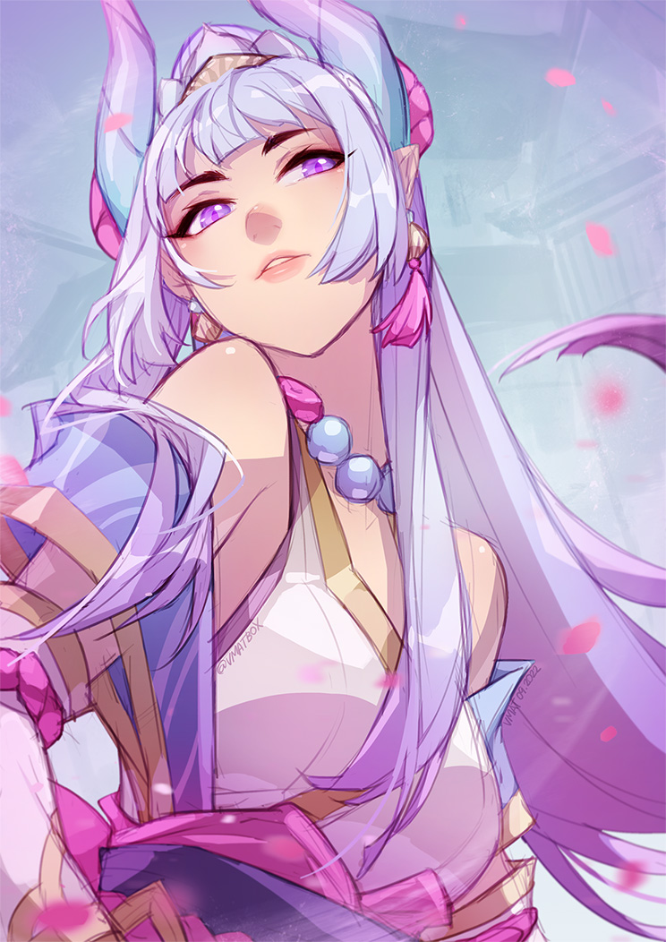 Spirit Blossom Syndra #ArtofLegends #LeagueOfLegendsFanArt