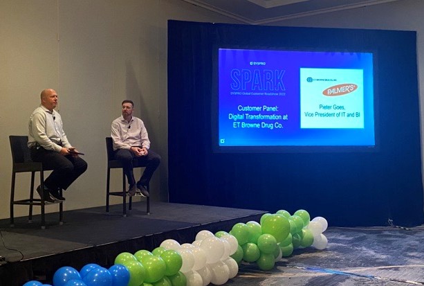 SYSPROAmericas's tweet image. Pieter Goes, VP of IT &amp;amp; BI at E.T. Browne Drug Co. shares the value of investing in SYSPRO &amp;amp; its partners: &quot;The relationship we have isn&apos;t just with SYSPRO the product -- it&apos;s with the global ecosystem that SYSPRO&apos;s built, most importantly, the people.&quot; #SYSPROspark @palmersworks