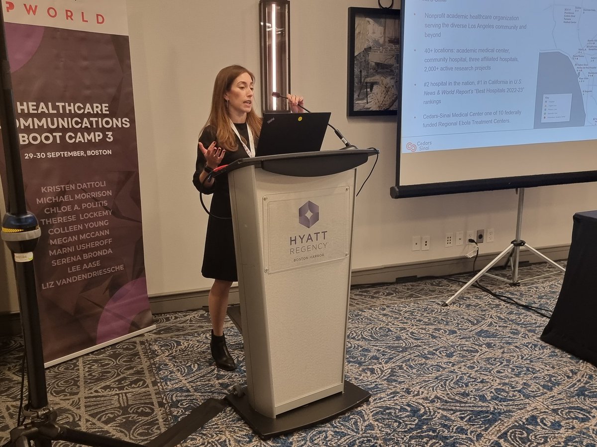 ThePWorld's tweet photo. Great talks at #hcbc3 in #Boston on the future of media relations in healthcare. https://t.co/ebbQXwAPLa