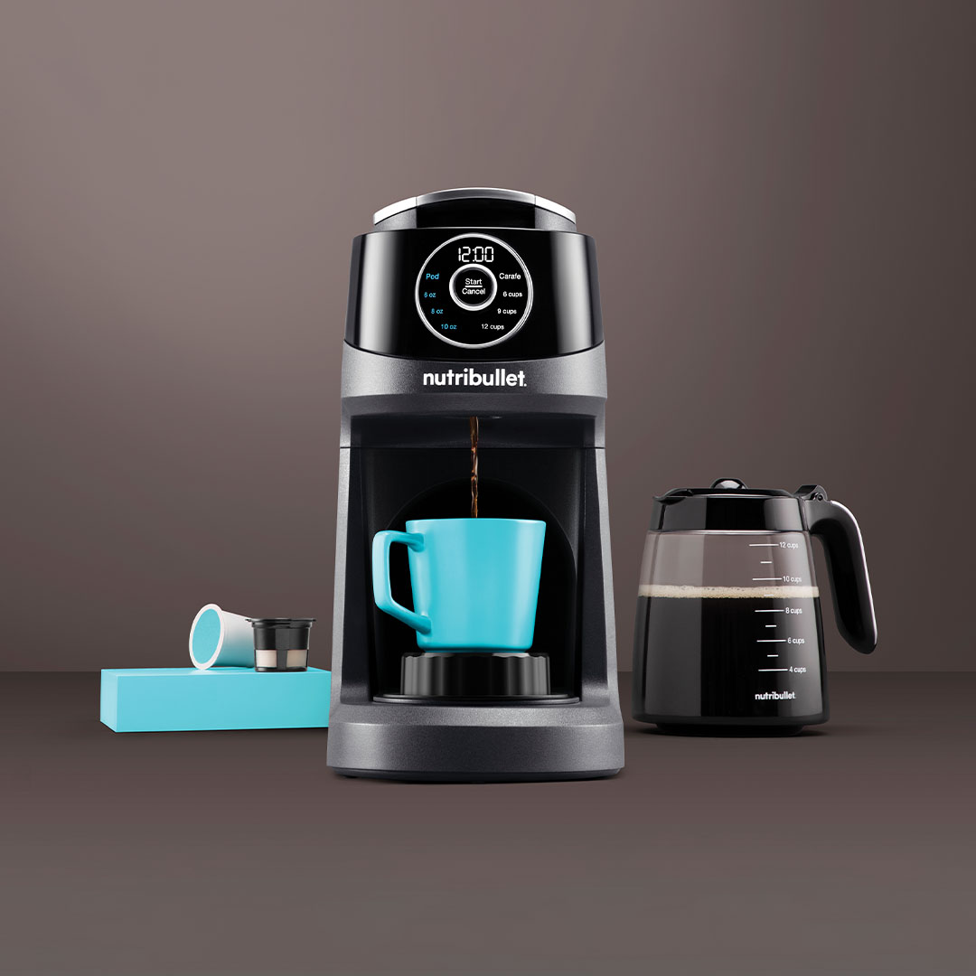 It’s a brew-tiful day to save! ☕️ Now through Sunday take 20% off the nutribullet Brew Choice Pod + Carafe with code COFFEEDAY at checkout. bit.ly/3kv5umI