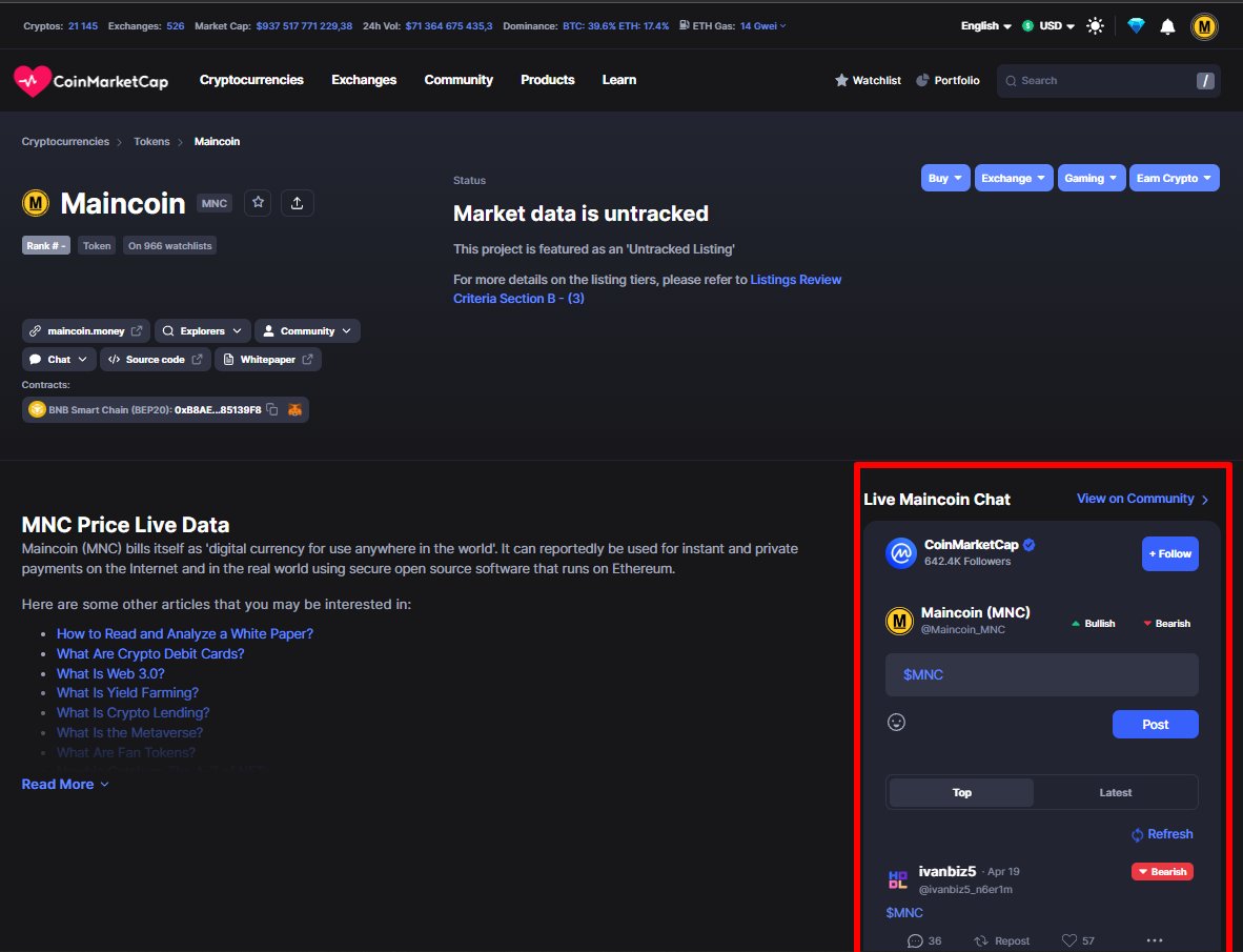 mnc_maincoin's tweet photo. It is a great honor for our project to have access to the "Live Discussion Board" function
Join our project for a real-time discussion.
https://t.co/HpEyXOg8l8 https://t.co/BCi9a2LSuF