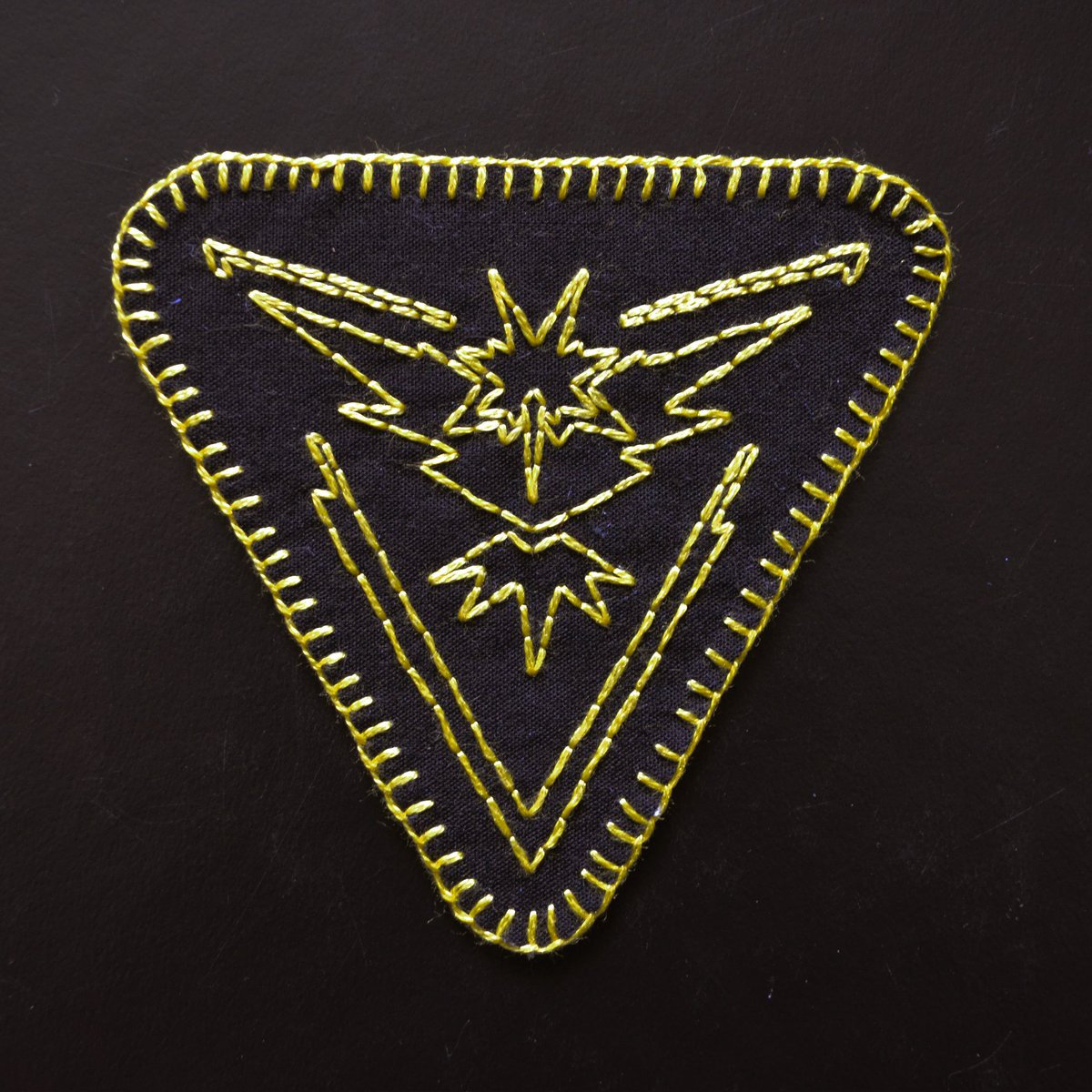 Team Instinct patch! #pokemon #PokemonGOApp <a href="/PokemonGoApp/">Pokémon GO</a>