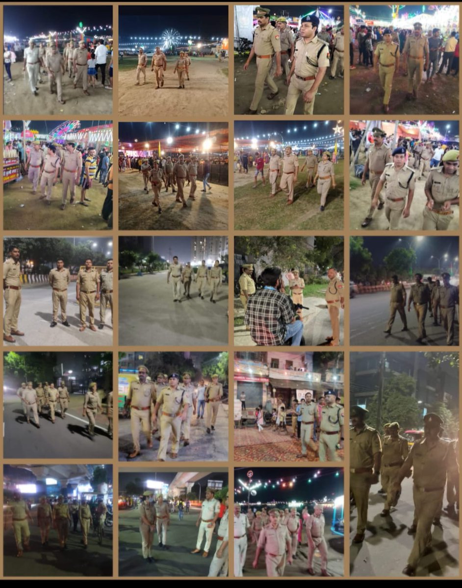 सुरक्षा-व्यवस्था के दृष्टिगत कमिश्नरेट गौतमबुद्धनगर में रात्रि गश्त व चेकिंग की जा रही है।