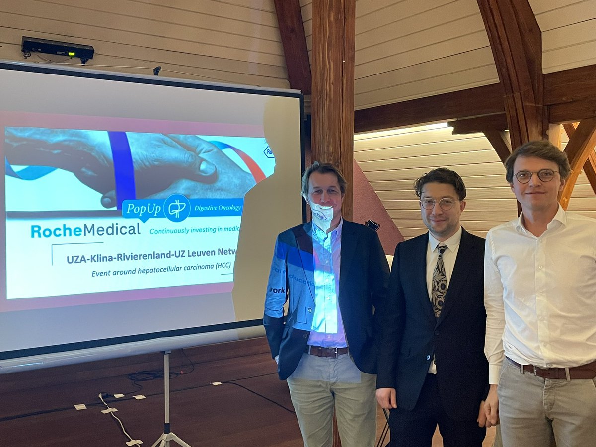 Sacha Goovaerts (@sachagoovaerts) on Twitter photo Looking forward to another inspiring session on #LiverCancer treatment.🙏 to <a href="/JDekervel/">Jeroen Dekervel</a>, <a href="/WimDemey/">Wim Demey</a> and <a href="/VandammeT/">Tim Van Damme</a> for providing an excellent multidisciplinary #networksession on SoC treatment options for patients with complex #HCC at our MedicalPopUp.👏🙏to all who joined! Looking forward to another inspiring session on #LiverCancer treatment.🙏 to <a href="/JDekervel/">Jeroen Dekervel</a>, <a href="/WimDemey/">Wim Demey</a> and <a href="/VandammeT/">Tim Van Damme</a> for providing an excellent multidisciplinary #networksession on SoC treatment options for patients with complex #HCC at our MedicalPopUp.👏🙏to all who joined!