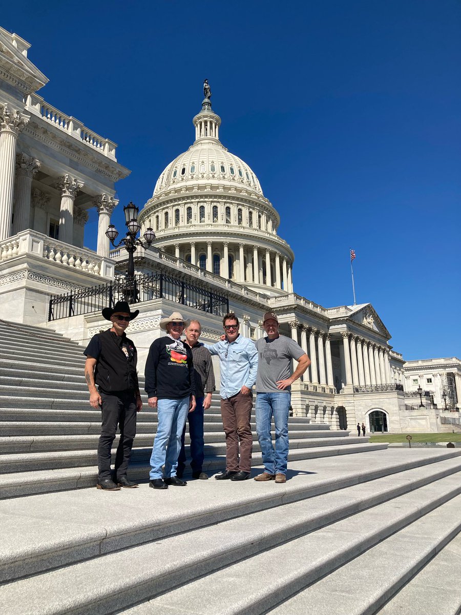 Me and the Bunkhouse Band had the honor to visit the Capital yesterday!