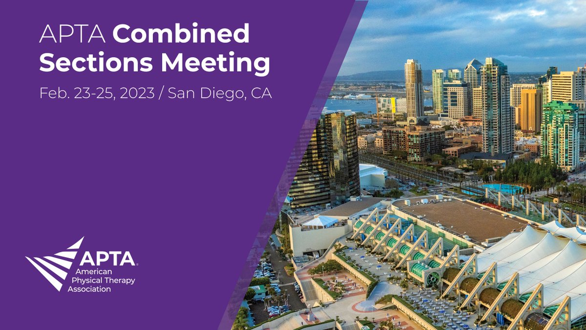 APTA CSM is back! Join us Feb. 23-25 in San Diego to experience all the exciting programming, networking, and special events you can’t get anywhere else. Register by Nov. 9 to save 25% or more on top of your member discount. #APTACSM apta.org/csm