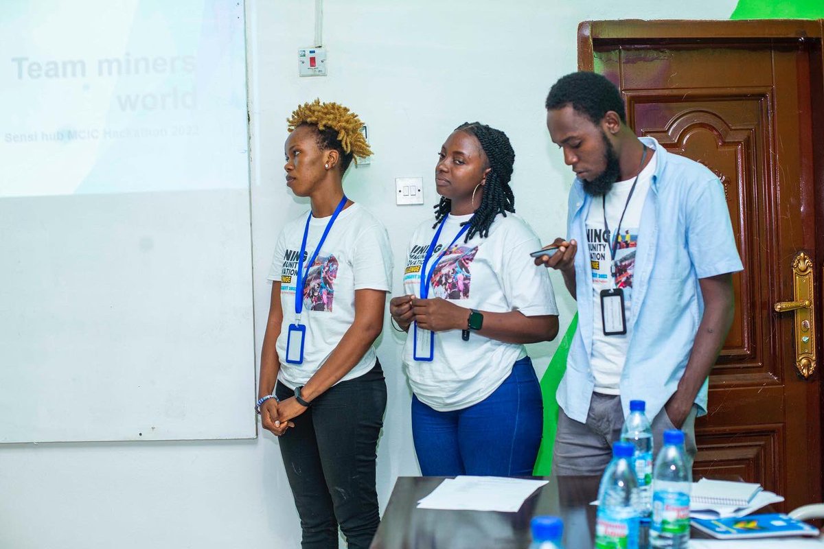 Team Miners World model aims to
address the lack of communication and information regarding health and safety issues that plague mining communities. Their answer is to employ a program that enables miners and mining firms to use USSD to convey alerts
