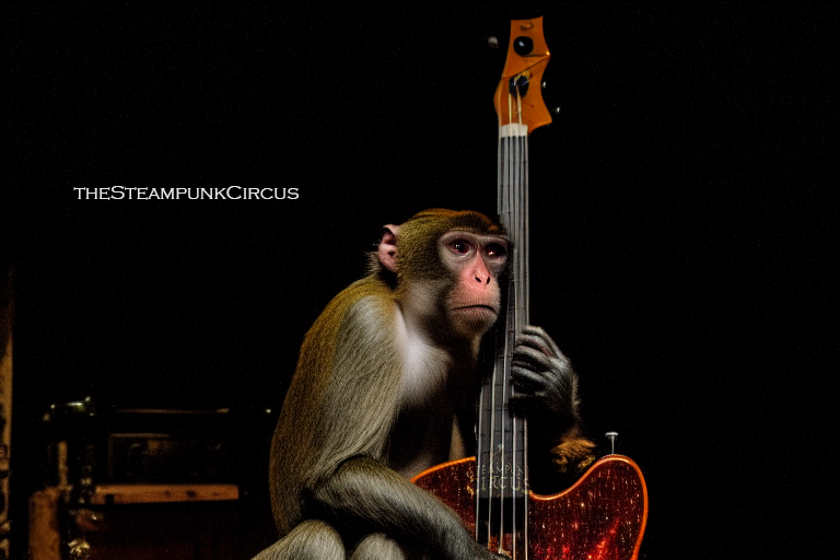 steampunkcircus's tweet photo. Groove with these funky monkeys at the Steampunk Circus in upcoming YouTube animation experiences. #bassmonkeys #funkymonkeys #aimfriende

#storyteller #artist #creator #lofi #DigitalArtist #AIart #discodiffusion #stablediffusion #ArtificialIntelligence #AI #amalgamaton https://t.co/IVVnttu8Im