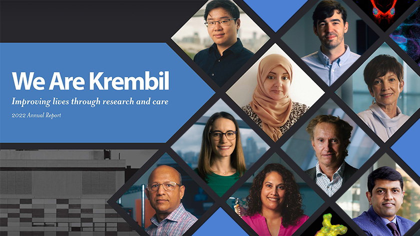 This is a proud yet bittersweet post, as it is my last Krembil Annual Report launch as Director. 

It has truly been an honour. 

In this report, you will learn how our team is working hard to improve lives through research and care &gt;&gt; bit.ly/3LWOmTk