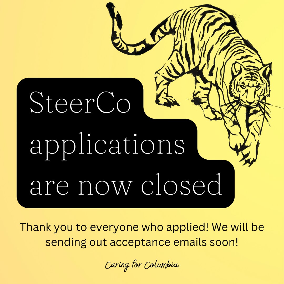 SteerCo applications have closed! Thank you to everyone who applied, we're so excited to work with you this year!

If you missed out on SteerCo and you'd like to get involved with C4C, click on the link in our bio to fill out our general interest form.